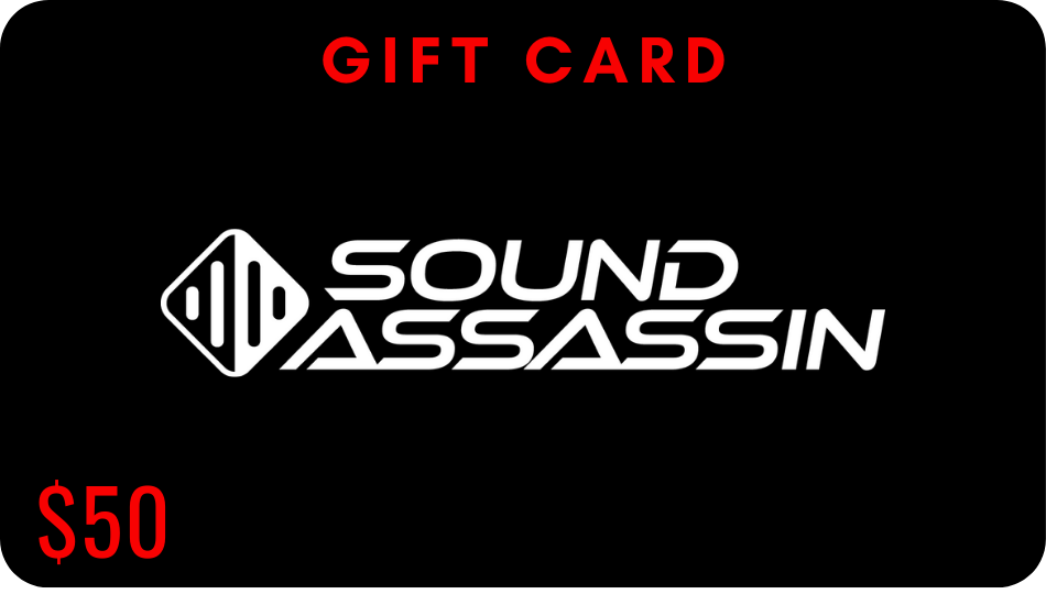 Sound Assassin Gift Cards - The Perfect Gift for a Quieter Journey